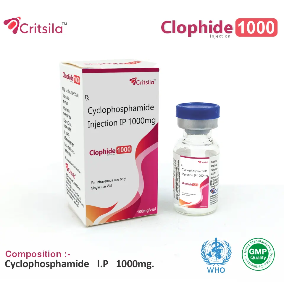 Cyclophosphamide 1000mg Injection Packaging
